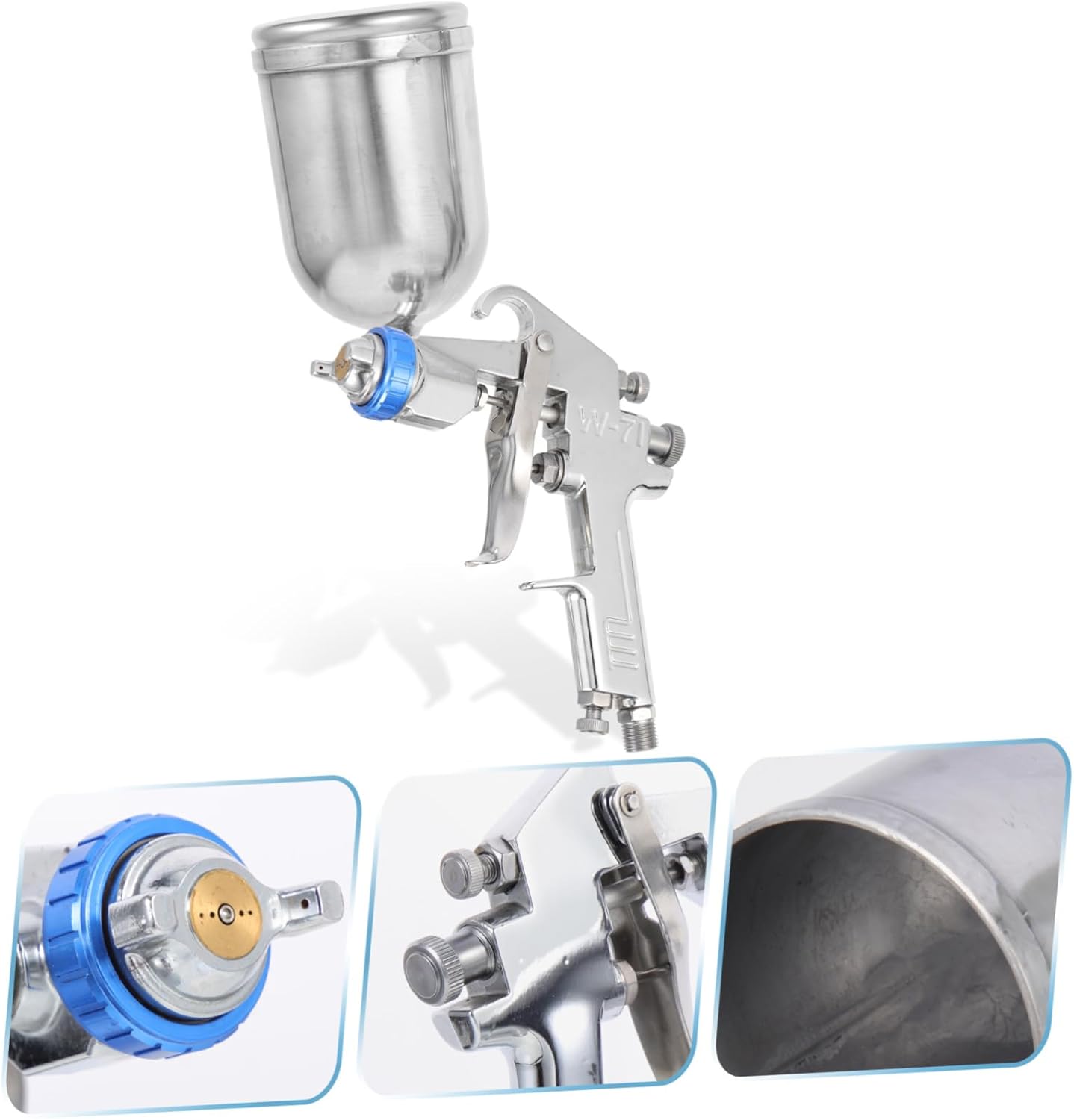 NUOBESTY Car Paint Sprayer Hvlp Nozzle Airbrush for Automotive Furniture Equipment Painting Easy to Clean for Projects and Home Improvements