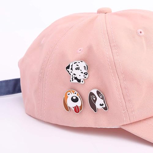 Miniatura 3 de 2 piezas de broche de metal para perro, insignias de identificación para niños y adultos, ropa, mochilas, regalos de decoración (10 bordes Collie)