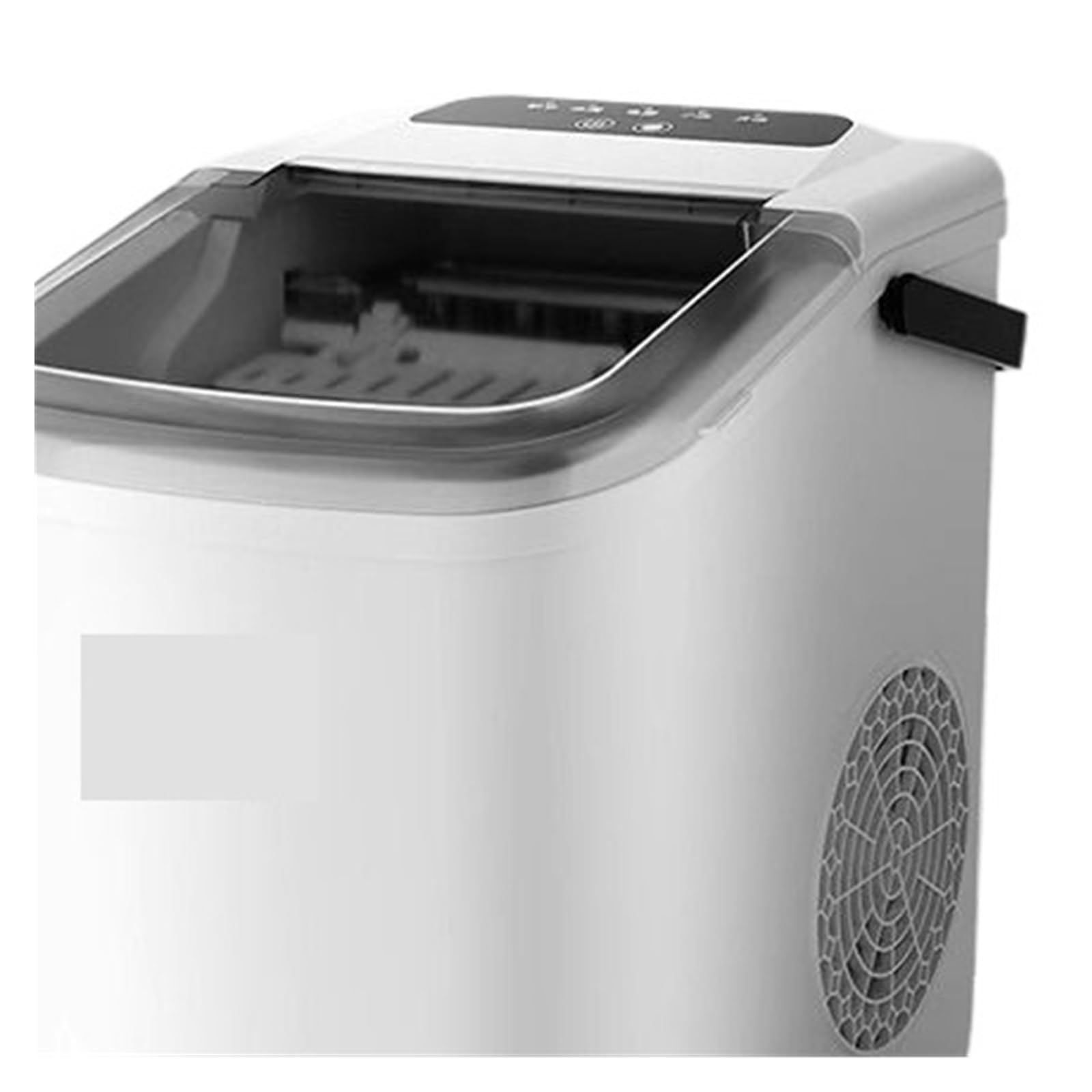 Fabbricatore di ghiaccio, fabbricatore di ghiaccio portatile con autopulizia, macchina for il ghiaccio, cestello e paletta per Casa/Cucina/Ufficio