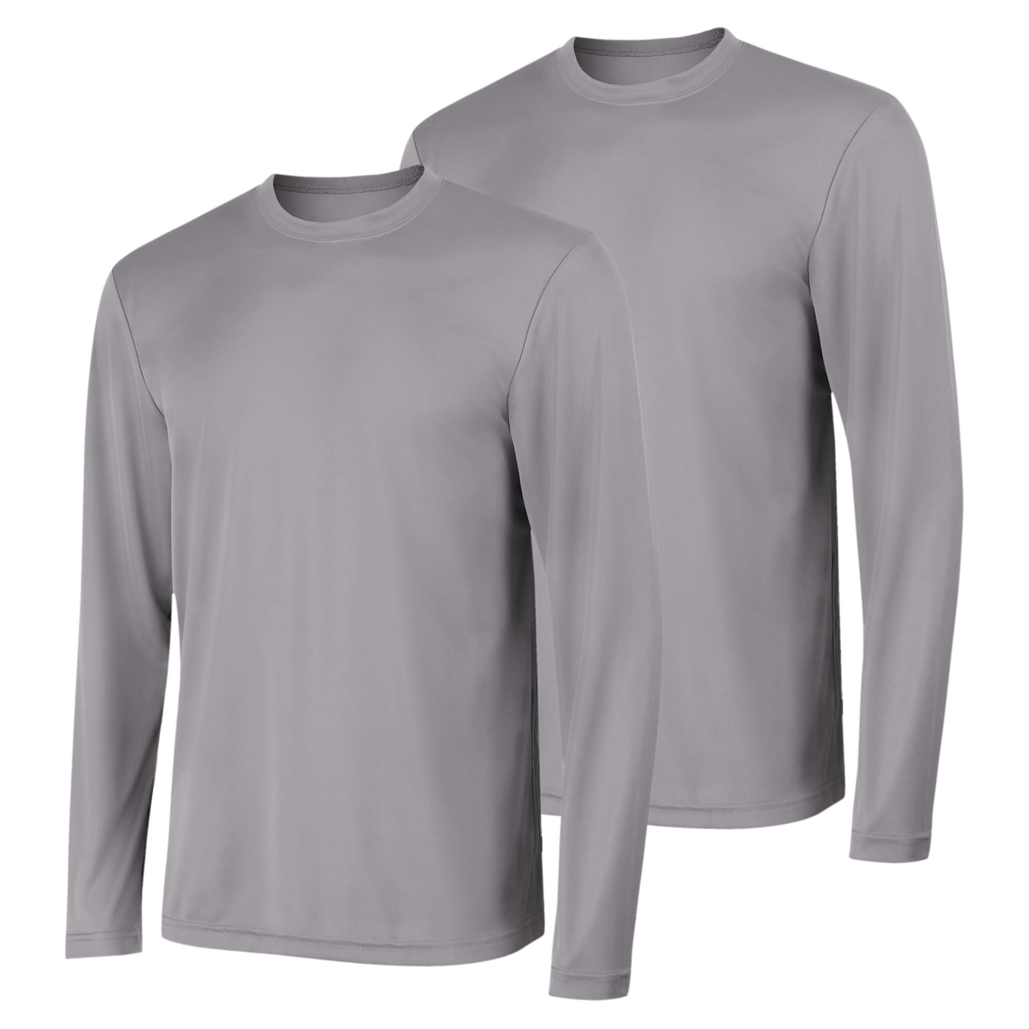 Hanes Sport Men's Long-Sleeve T-Shirt Pack, Cool DRI Moisture-Wicking Performance T-Shirts, Performance Tee, 2-Pack