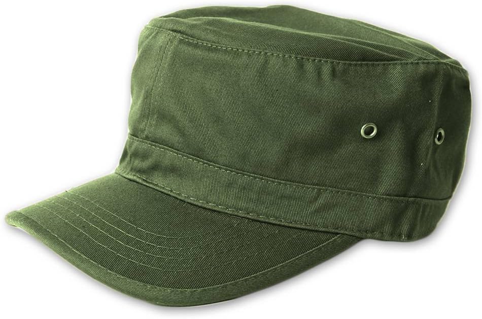 MM Collections Unisex Adjustable GI Cap, Olive