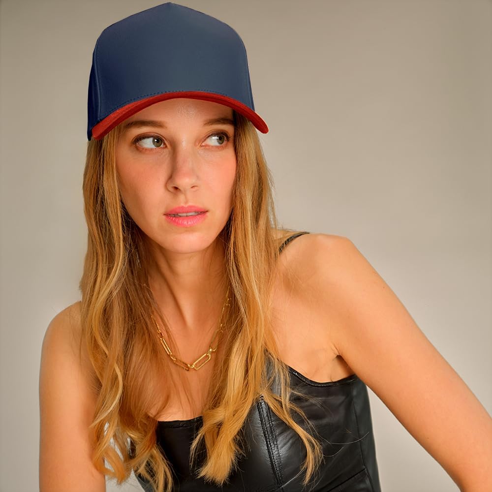 C.C® Beige Two Tone Canvas/Corduroy Snapback Trucker Hat for Unisex image 2