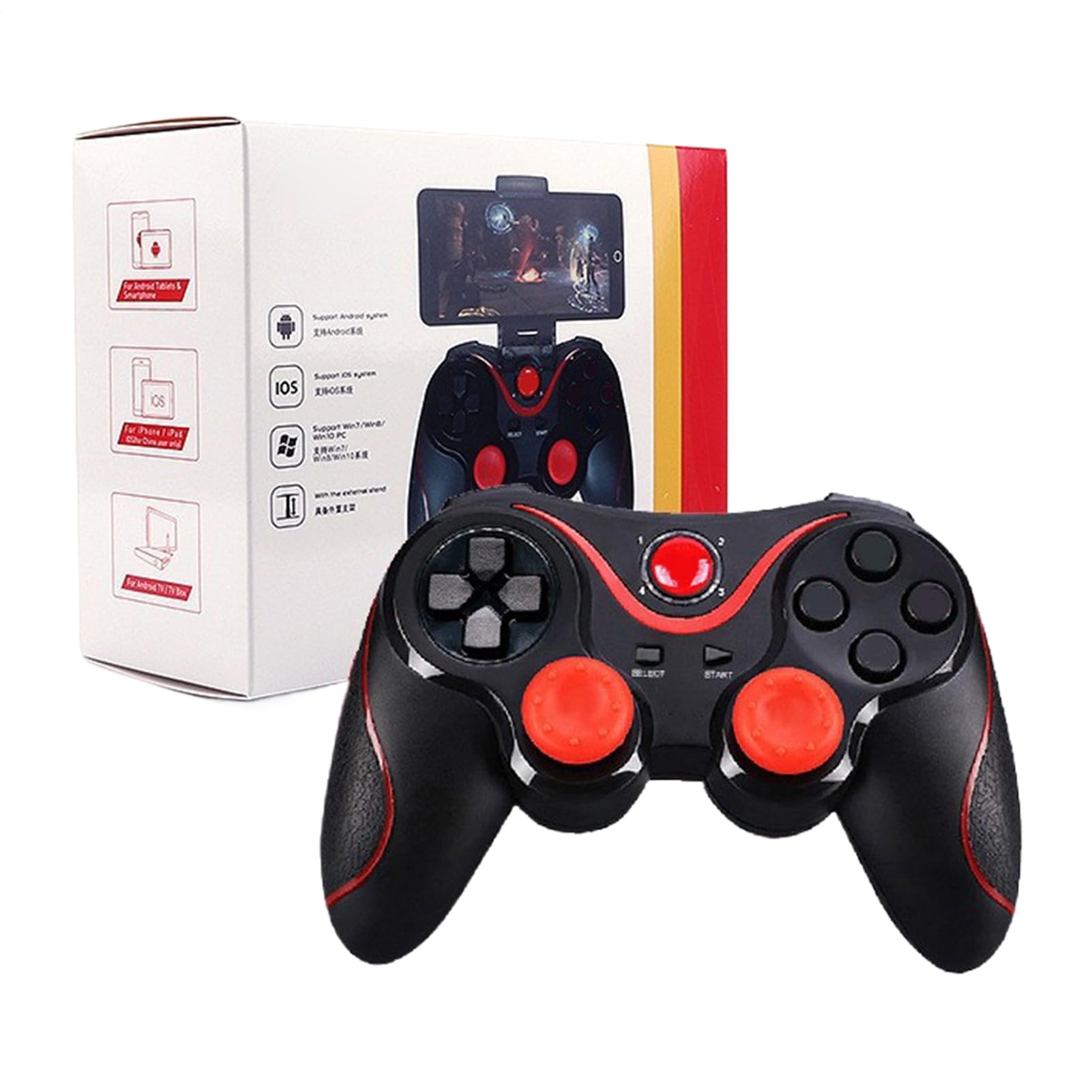 Jingmiger Controller PC per Giochi - Impugnatura Ergonomica,Controller Cablato Per Videogiochi | per Appartamento, Bar, Casa, Adolescenti, Adulti, Uomini, Ragazzi, Amici e Intrattenimento [Android]