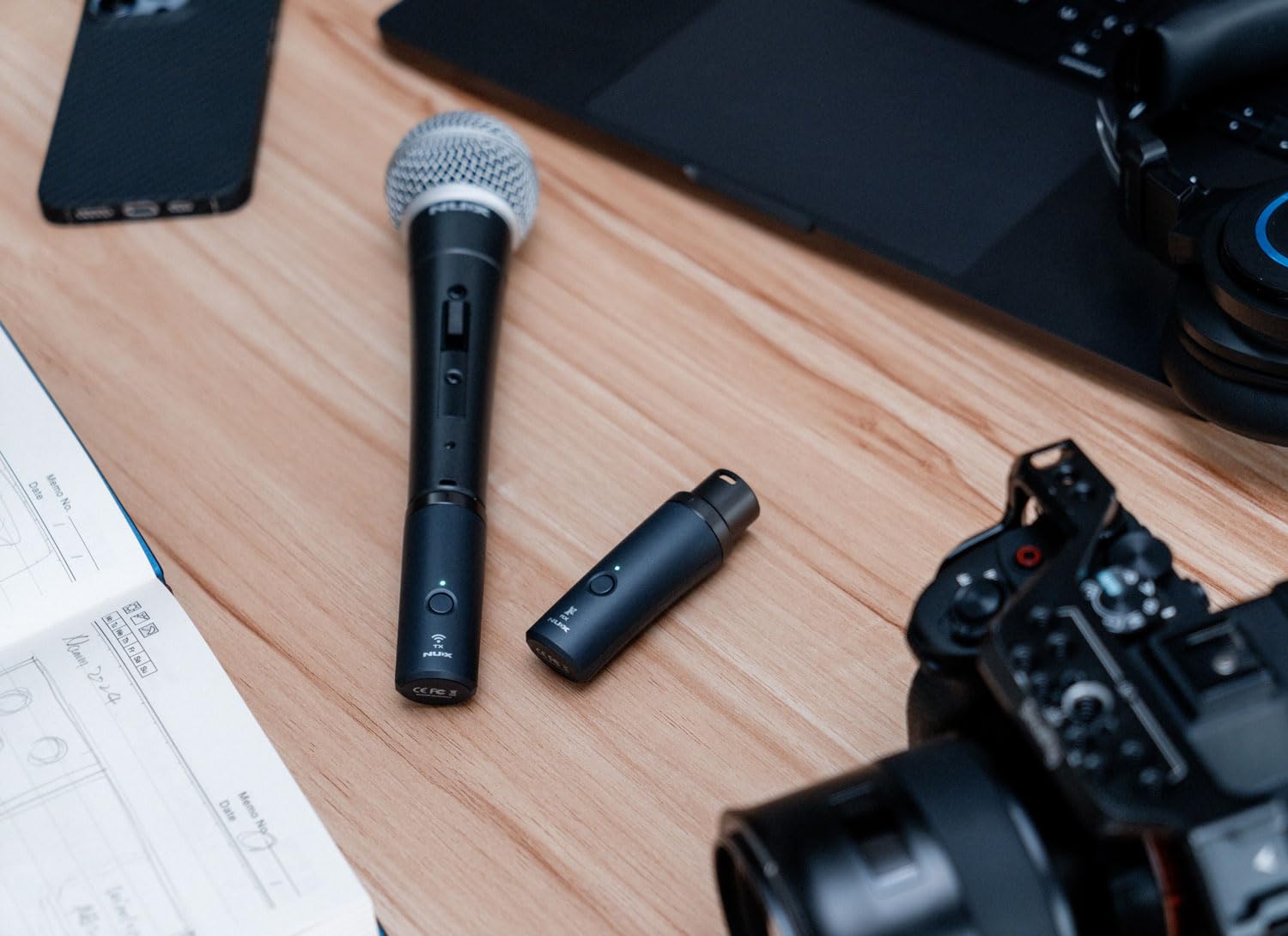 B-3RC Rechargeable Wireless XLR Mic System 2.4GHz