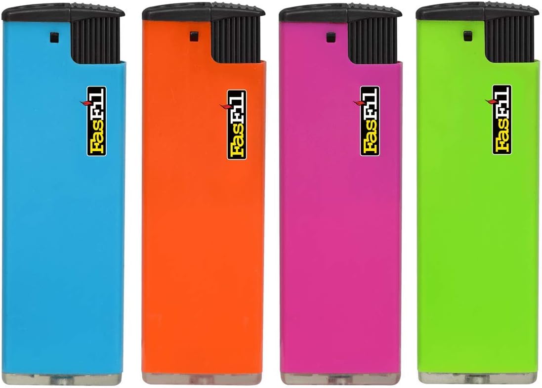 Disposable Single Torch Lighter Hot Body (Pack of 4) Assorted Colors …