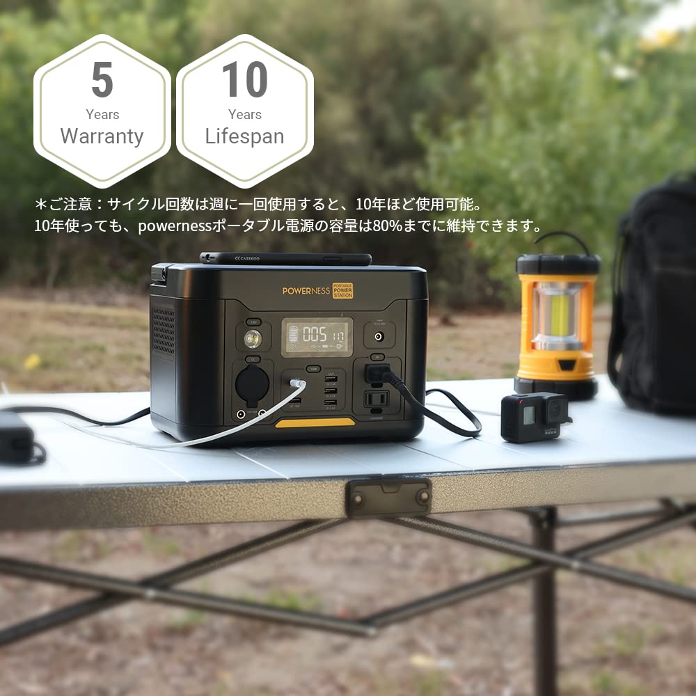 POWERNESS ポータブル電源 U500大容139200mAh/515Wh Amazon.co.jp: POWERNESS ポータブル電源500W 139200mAh/515Wh大