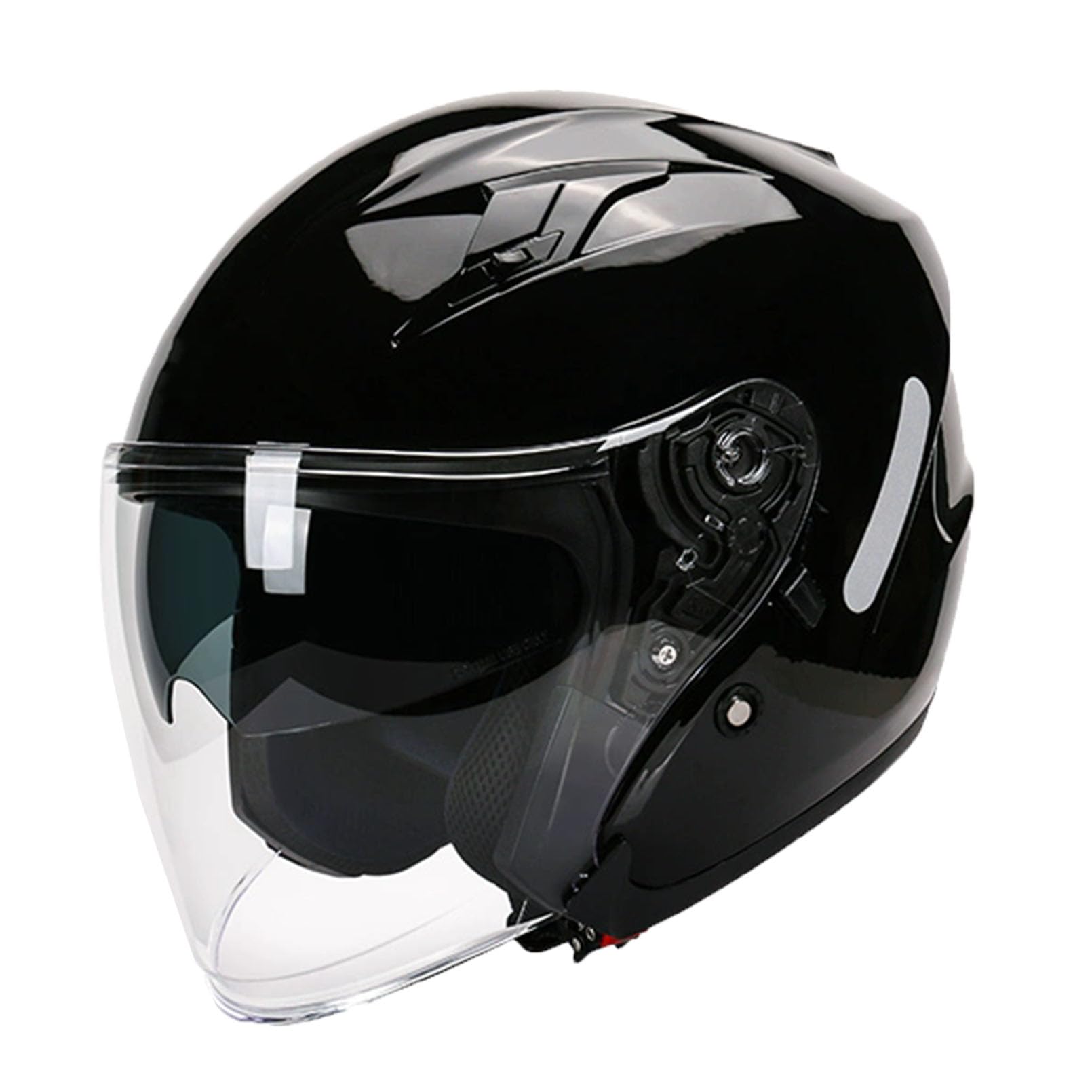 Casque moto jet vintage JATIBOSH élégant pour cyclomoteur et trajets quotidiens