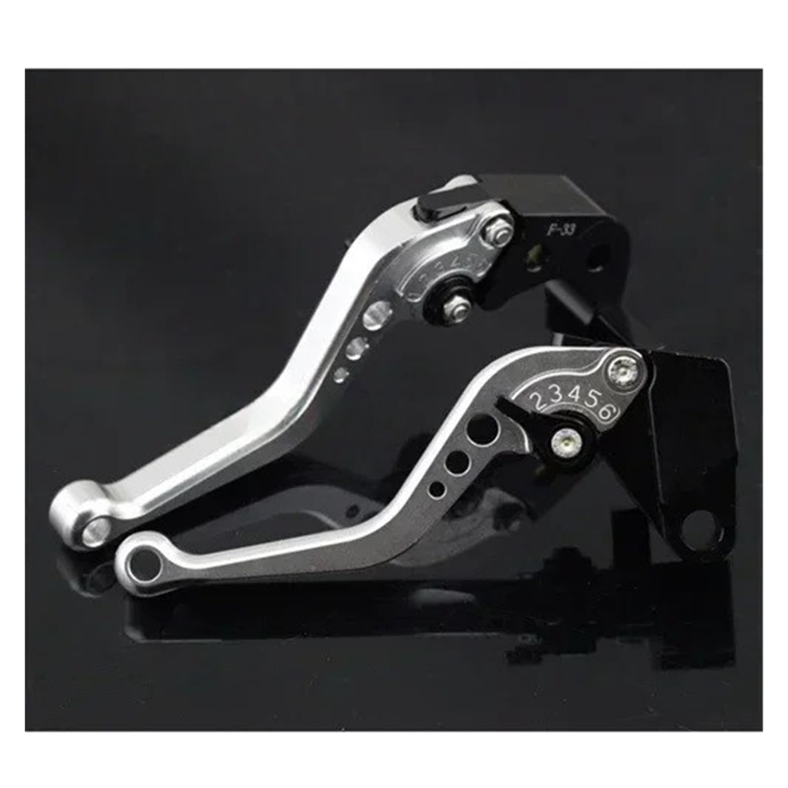 YWQJIOPM Motorcycle Brake Clutch Lever Short Brake Clutch Levers for DL 1000 for V-Strom SV1000 TL1000R GSX1300R for Hayabusa Motorcycle Adjustable Control Handles