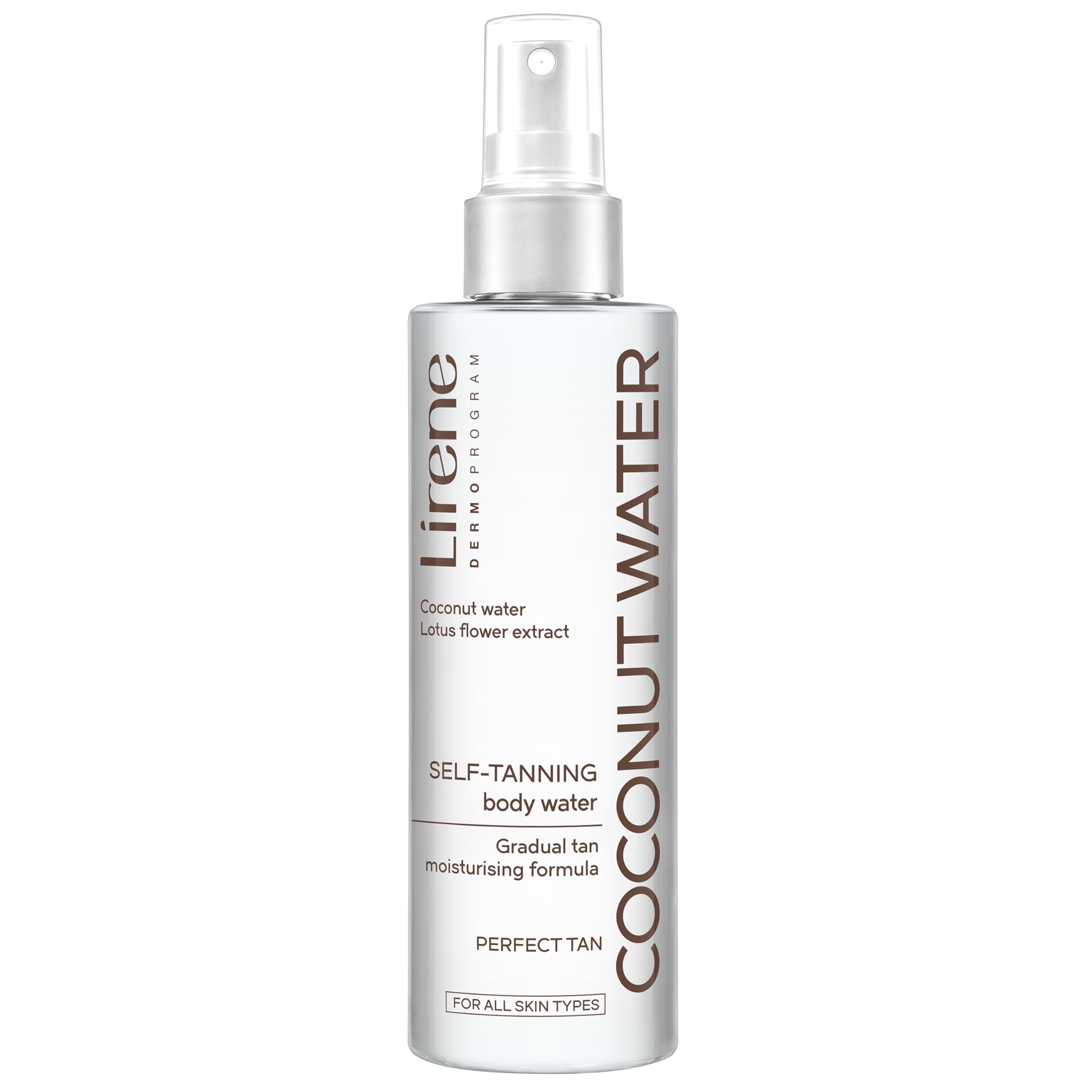Lirene Self Tanning Vegan Body Coconut Water - Sunless Tanner with Coconut Water and Natural DHA Streak-Free Bronzing Moisturiser 150ml product thumbnail 2