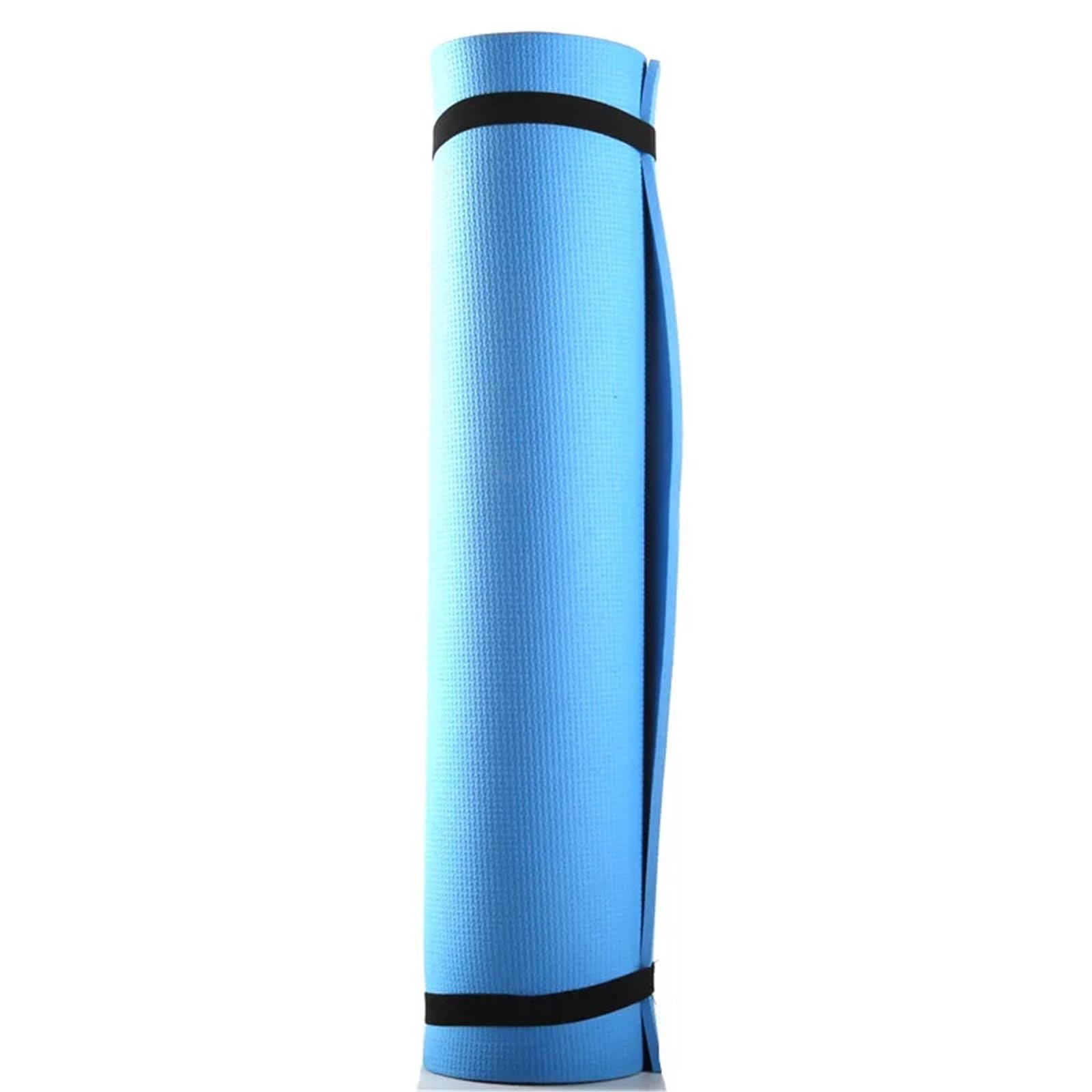 Esterilla de yoga gruesa antideslizante para pilates, entrenamiento, fitness, ejercicio, gimnasio, hogar, antideslizante, para interiores, pilates, estiramiento, gimnasia, gimnasio y campamento