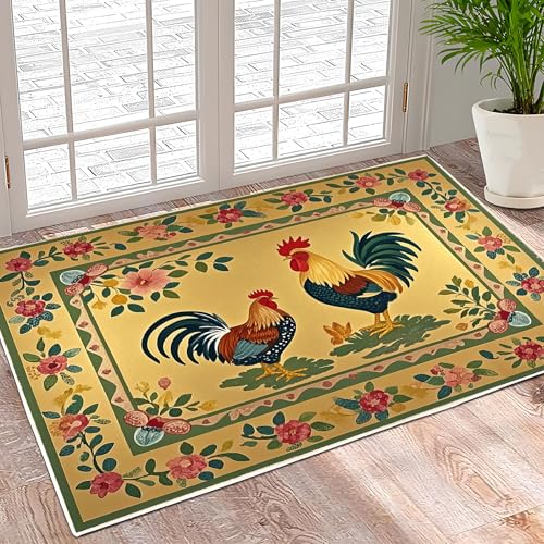 Tapete decorativo rustico boho 2x3 ft interior/exterior miniatura 1
