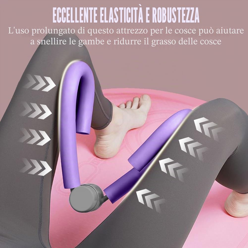 Flintronic Attrezzo Interno Coscia, Attrezzo Ginnico per Cosce e Braccia, Hip Trainer, Allenatore per Cosce, Attrezzi Esercizi Pavimento Pelvico Muscoli per Palestra in Casa Yoga Pilates