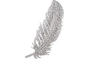 Vintage Rhinestone Brooch Pin for Women Banquet