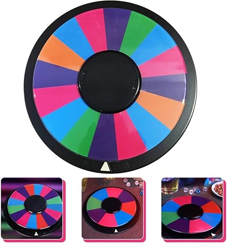 Miniatura 6 de jojofuny Rueda de premios de doble cara, material de ruleta para fiestas, KTV, reuniones familiares, premios, accesorios de juego divertido para