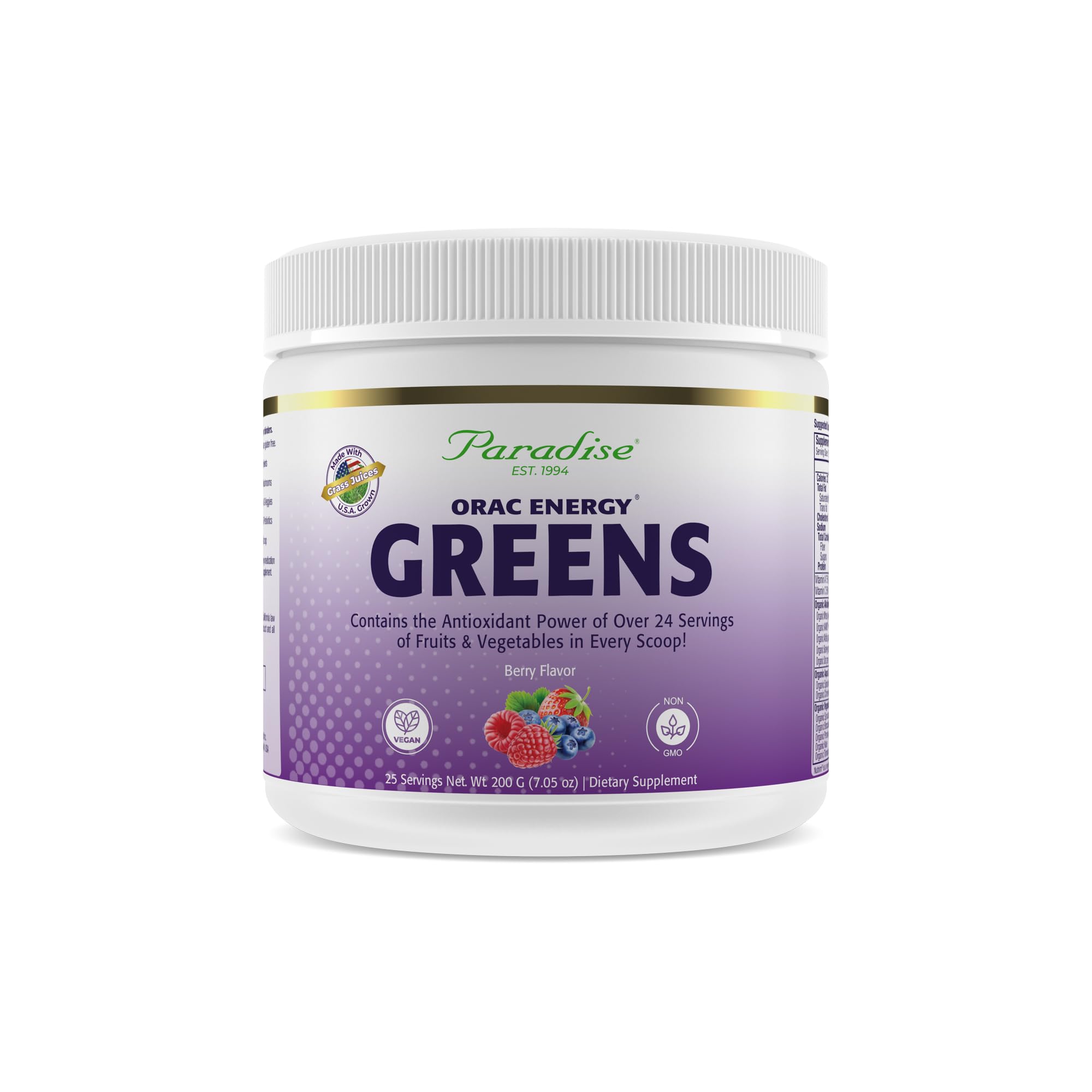 Amazon.com: Paradise Herbs ORAC Energy Greens, Berry Superfood