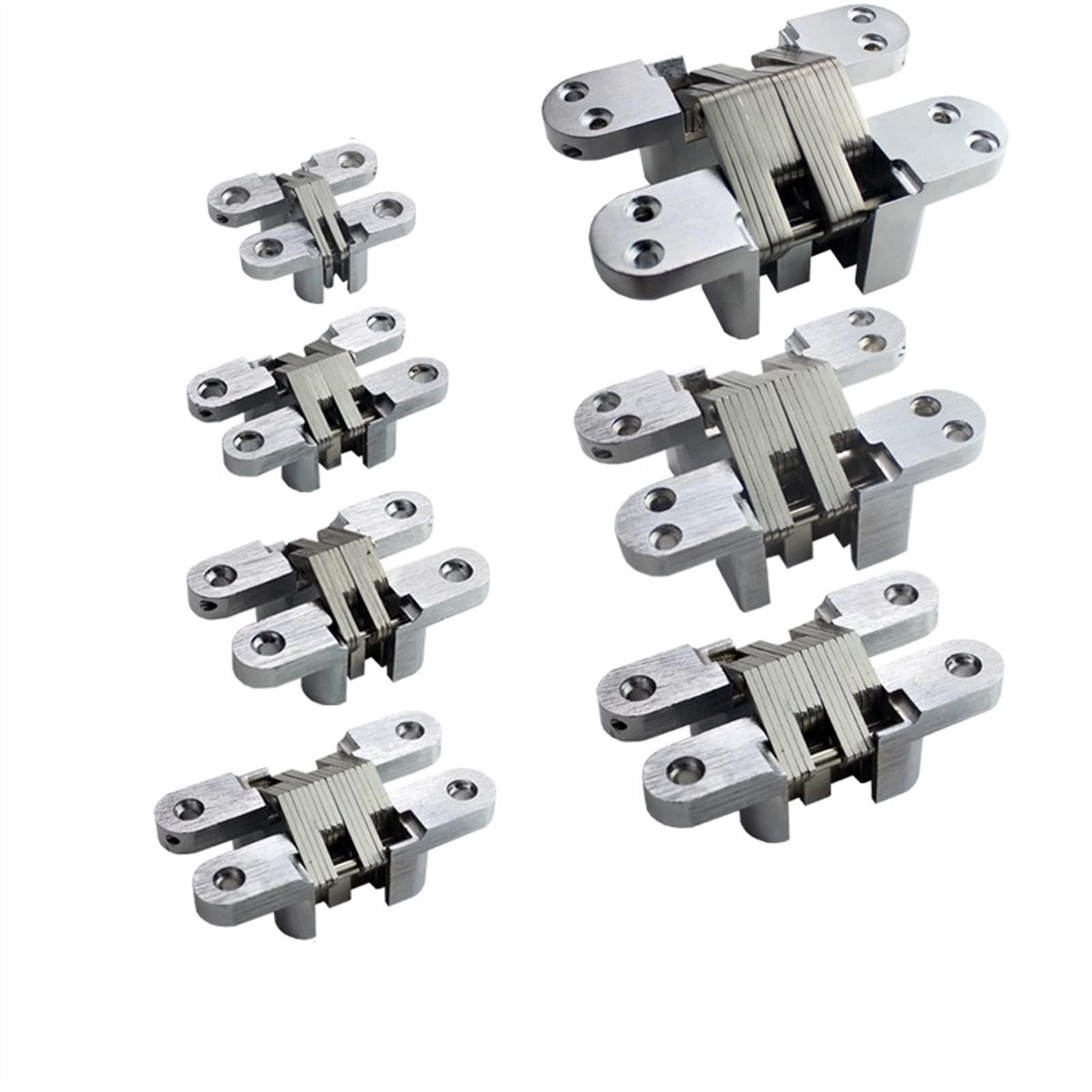 Nvsfzgiyg One Color Hinges 2Pcs Hidden Invisible Concealed Barrel Cross Door Hinge Bearing Wooden Box For Folding Window Furniture(16X70mm)