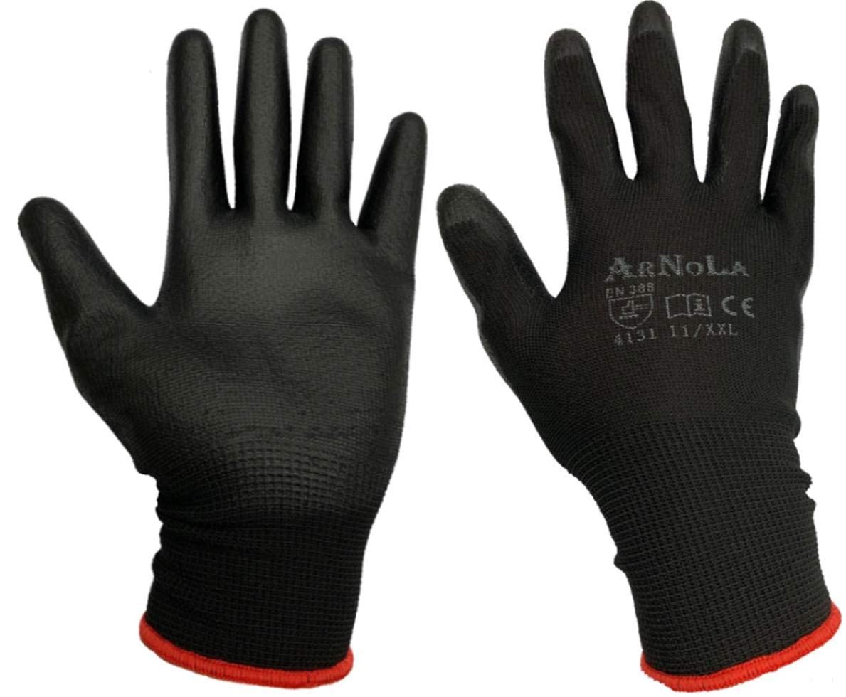 ARNOLA 12 Pairs ESD Anti Static Gloves, Safety Work Gloves For General Duty Work And Electronic Assembly