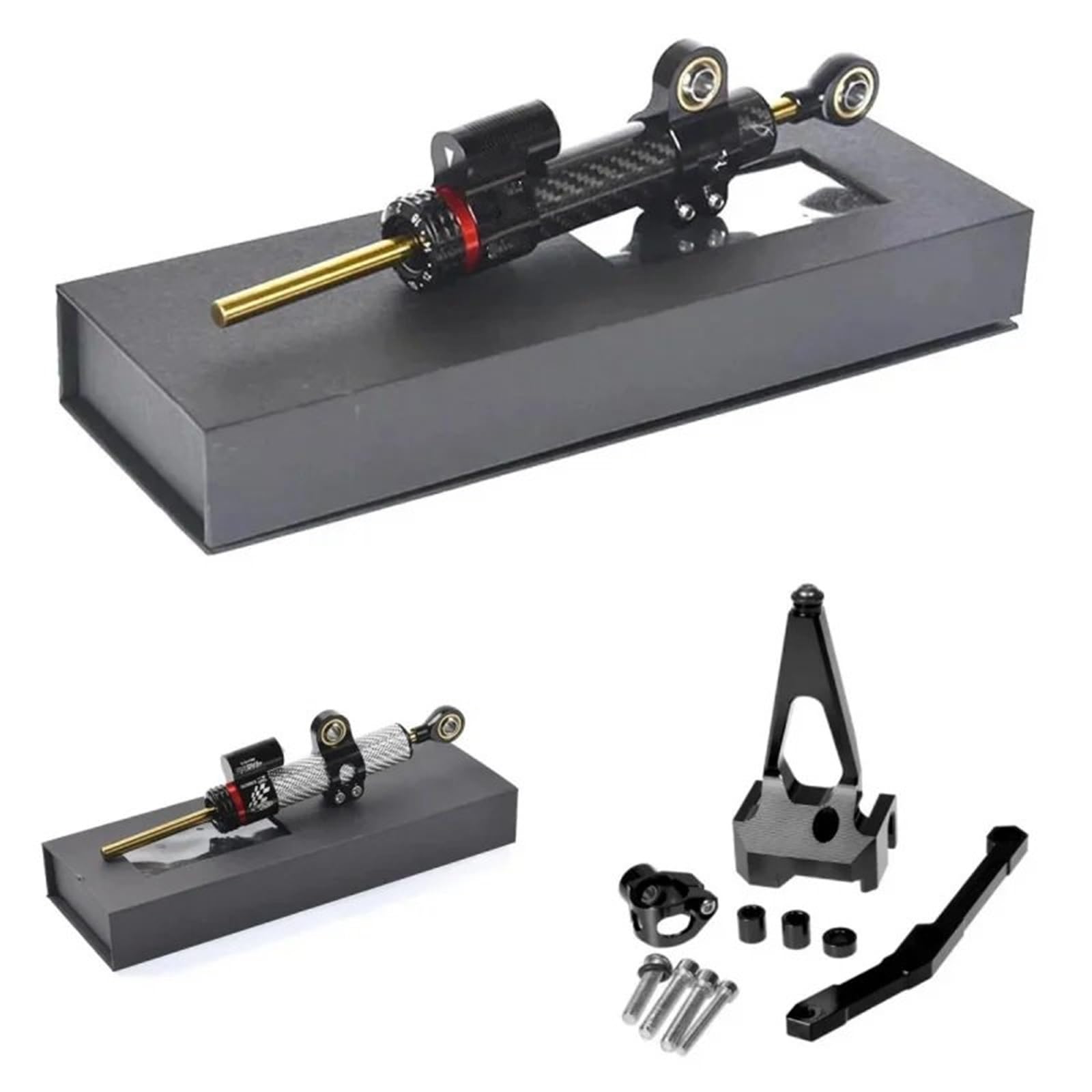 Stabilizator Amortyzatora Uchwyt stabilizujący amortyzator skrętu motocykla CNC do motocykla pasuje do Yamaha MT09 2013-2020(NO.14)