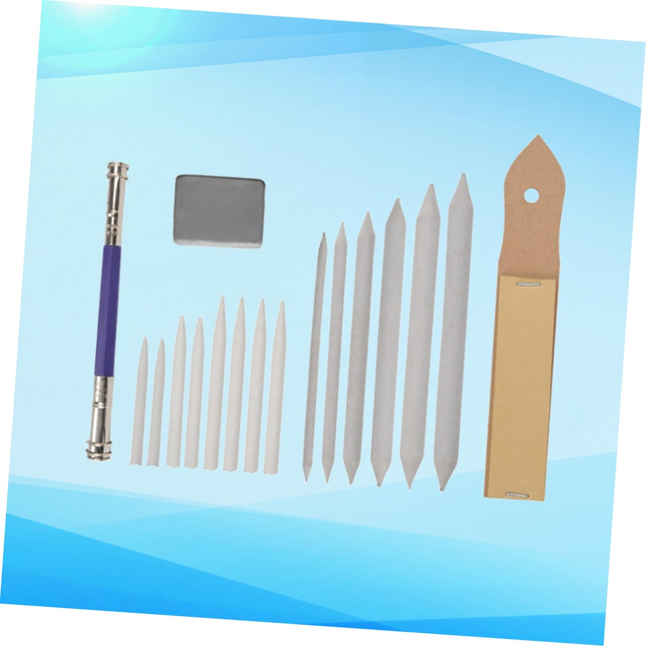 STOBOK 3pcs Blending Paper Stump Sketch Sandpaper Pencil Extender Holder Art Charcoal Erasable Sandpaper Pencil Stump Paper Blending Sticks Blending Stumps Sandpaper Pencil Shading Stump