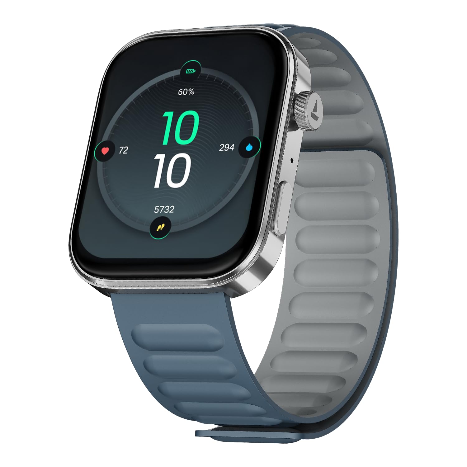 Boat Chrome Endeavour, 1.96” (4.97 cm) AMOLED Display, AI Coach Health Insights, Advanced S1 Processor, Auto Heart Rate, HRV, VO2 Max, Stress, TBT, IP68, Smart Watch for Men & Women (Magnetic Blue)-image-3