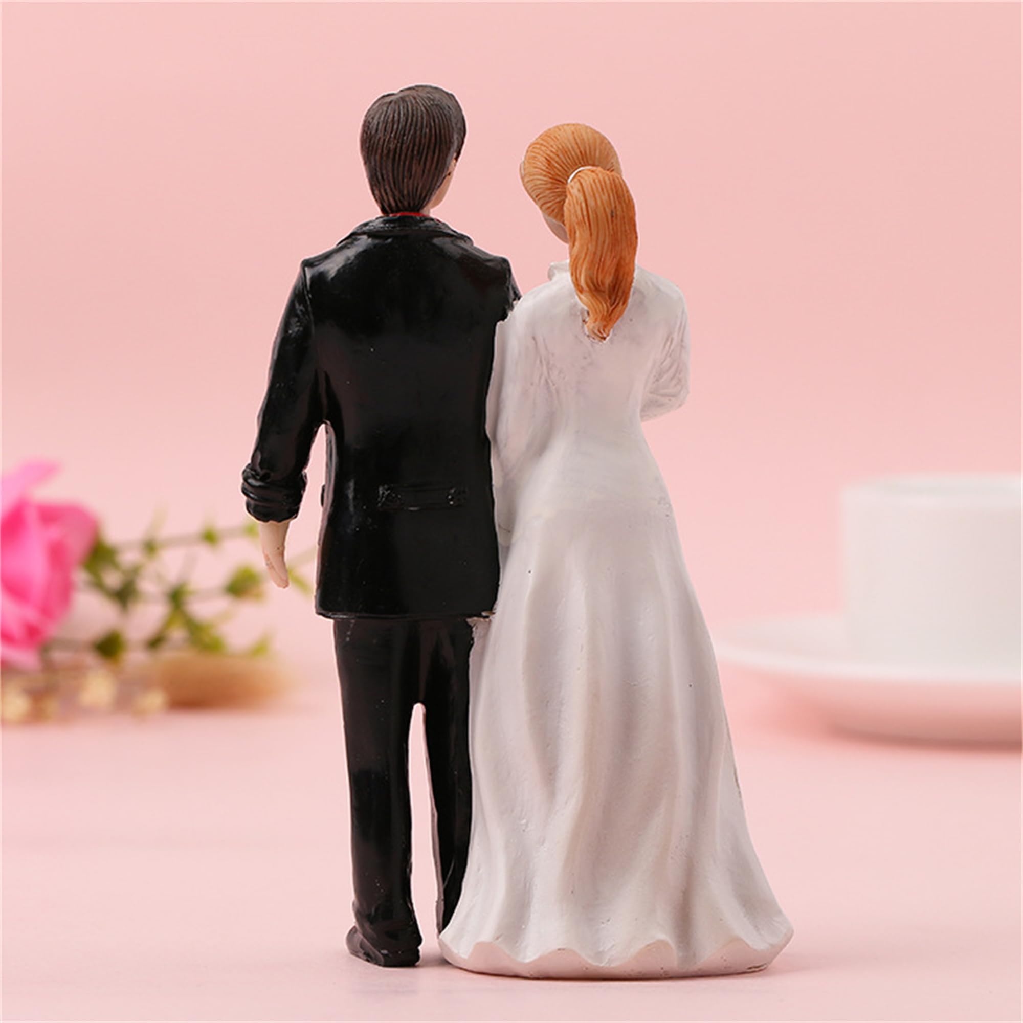 Spieluhr zum Jahrestag, "Mr & Mrs", drehbar, für Braut und Bräutigam, Musikmelodie, Geschenk für Hochzeitsempfang, Verlobung, Valentinstag, Brautparty
