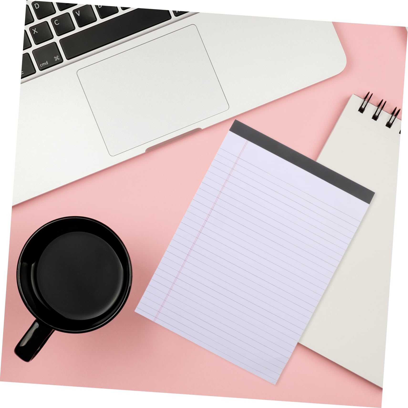 VILLCASE Set di 4 Memo Pad A4 Carta Spessa a Righe Larghe, Design Strappabile, Blocchi per Scrivere come Desk Planner per Appunti D'ufficio