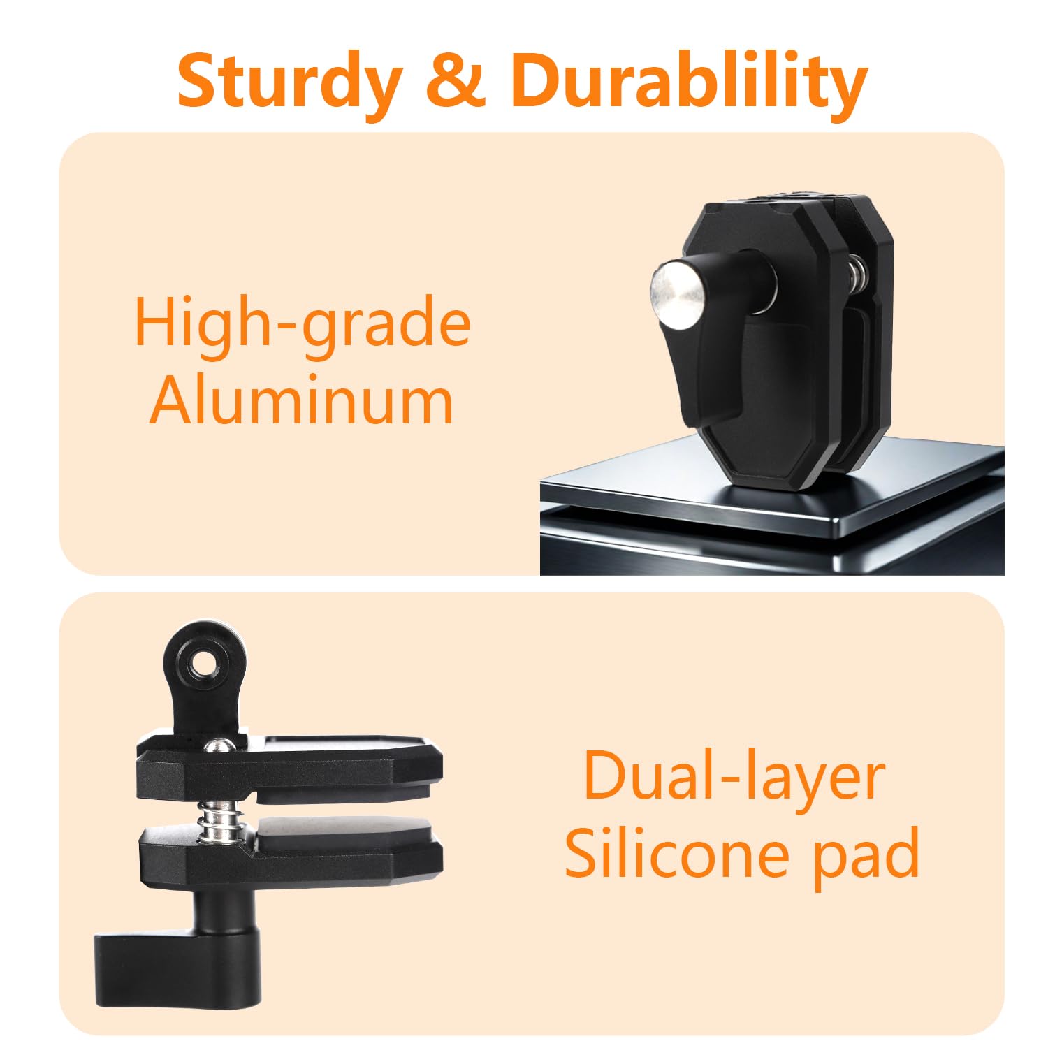 HAFOKO Support Caméra Pare-Brise Moto - Compatible Insta360 X5 X4 GoPro Osmo Action