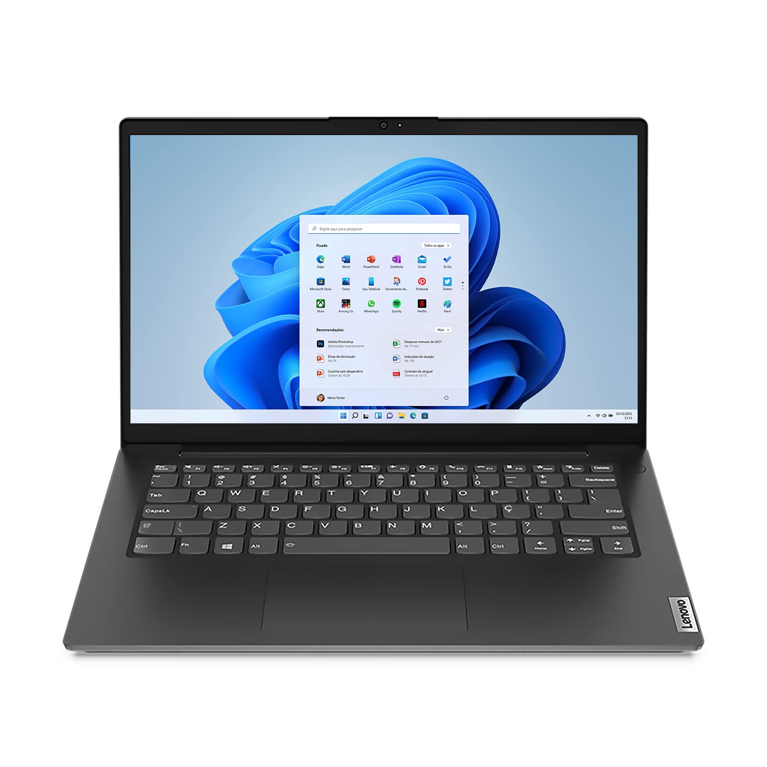 Notebook Lenovo V14 Intel Core i7-1255U 16GB 512GB SSD W11 Home 14