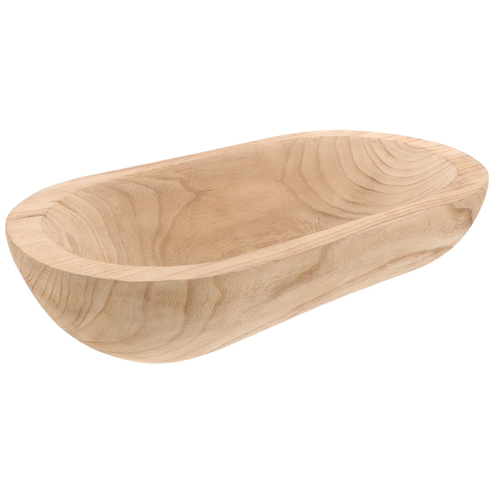 Bol en bois pour fruits et bougies centre de table de ferme