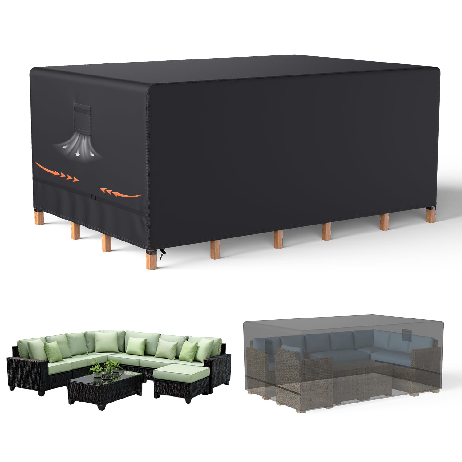 HNKDKJ Housse Salon De Jardin Housse De Protection Pour Meubles De