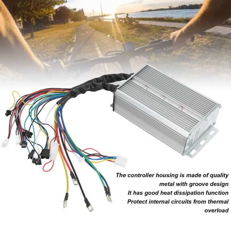 Centralina Monopattino Elettrico 4. 8V 60V 1500W. Kit di visualizzazione del regolatore della velocità motore brushless bicicletta elettrica for il motorino elettrico Accessori for la bici