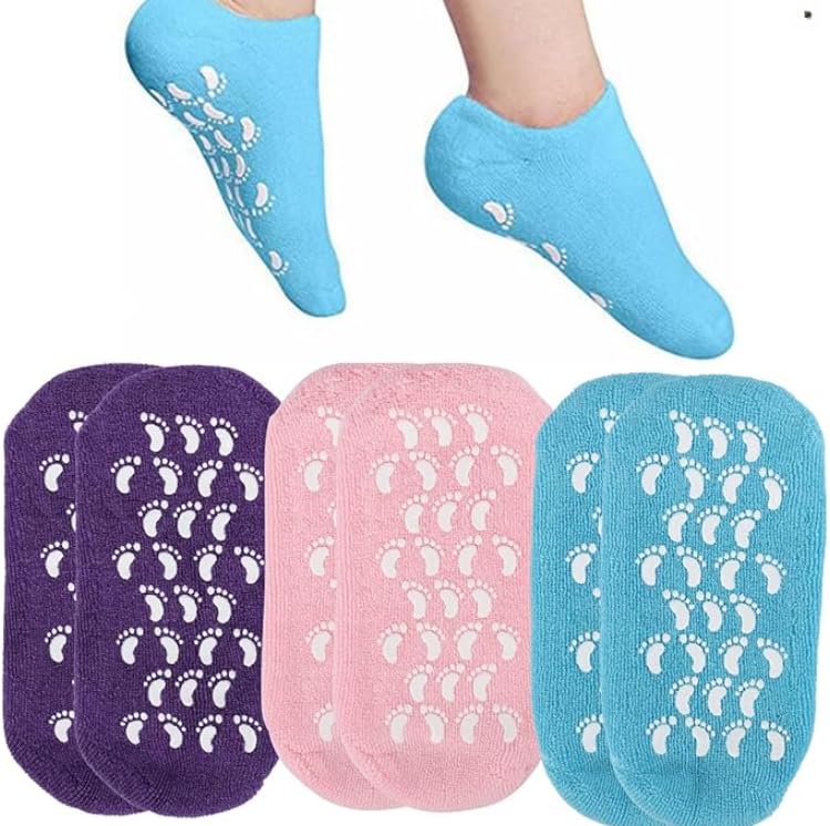 Aivizen® Silicone Socks, Moisturizing Foot Care for Men and Women, Spa Gel Socks, Crack Heel Repair, Silicone Pedicure Socks for Repairing Dry Feet and Softening Rough Skin (Multi colour) (B0CY79F191) Amazon Price History, Amazon Price Tracker