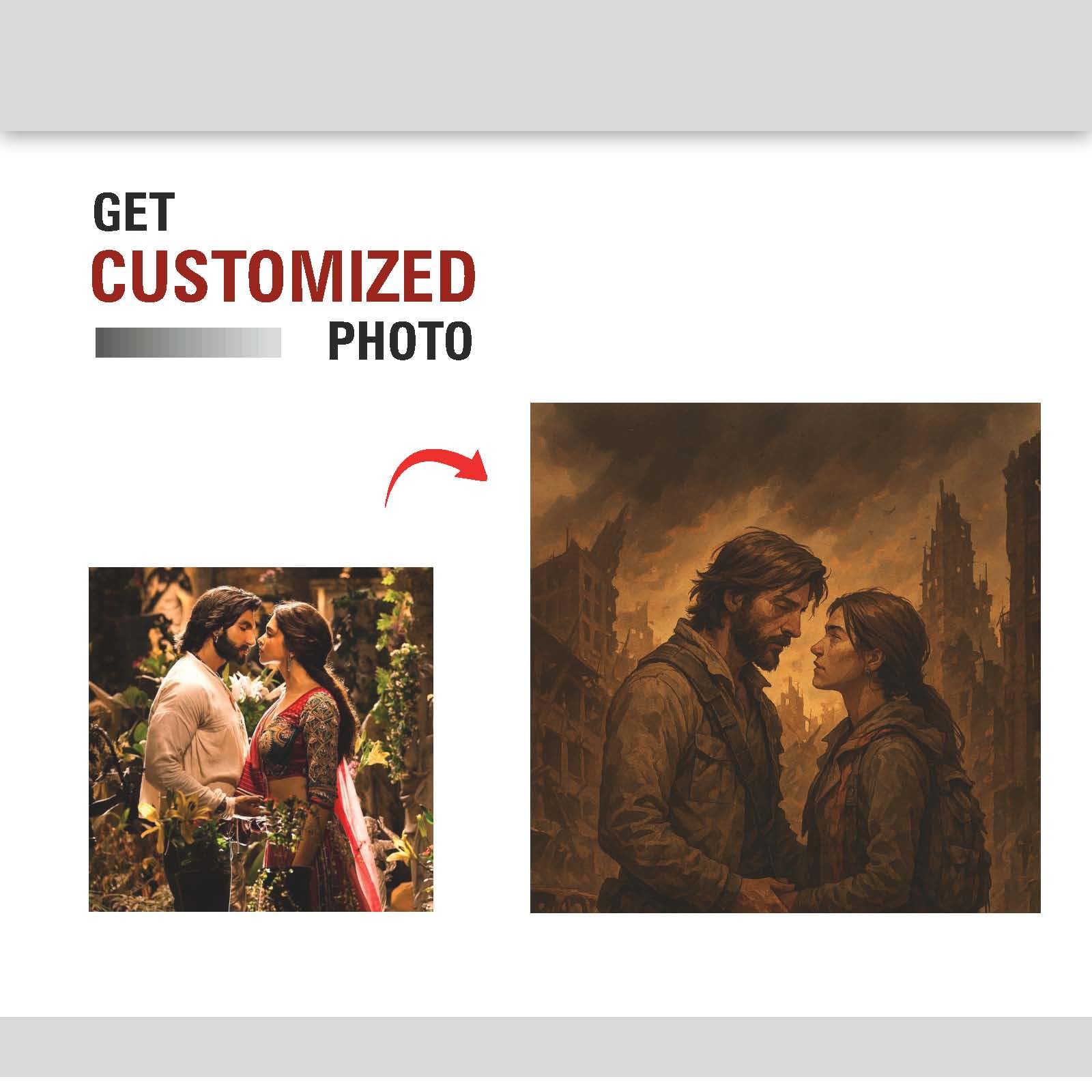 Post-Apocalyptic Style Frame - Personalized Dystopian Artwork – view 5