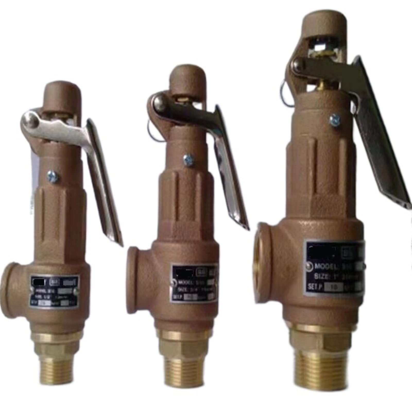 VSPPJYFG Brass Valve with Handle for Pressure Tank Spring Type Temperature & Pressure Relief safty valves for Boiler 1Pcs