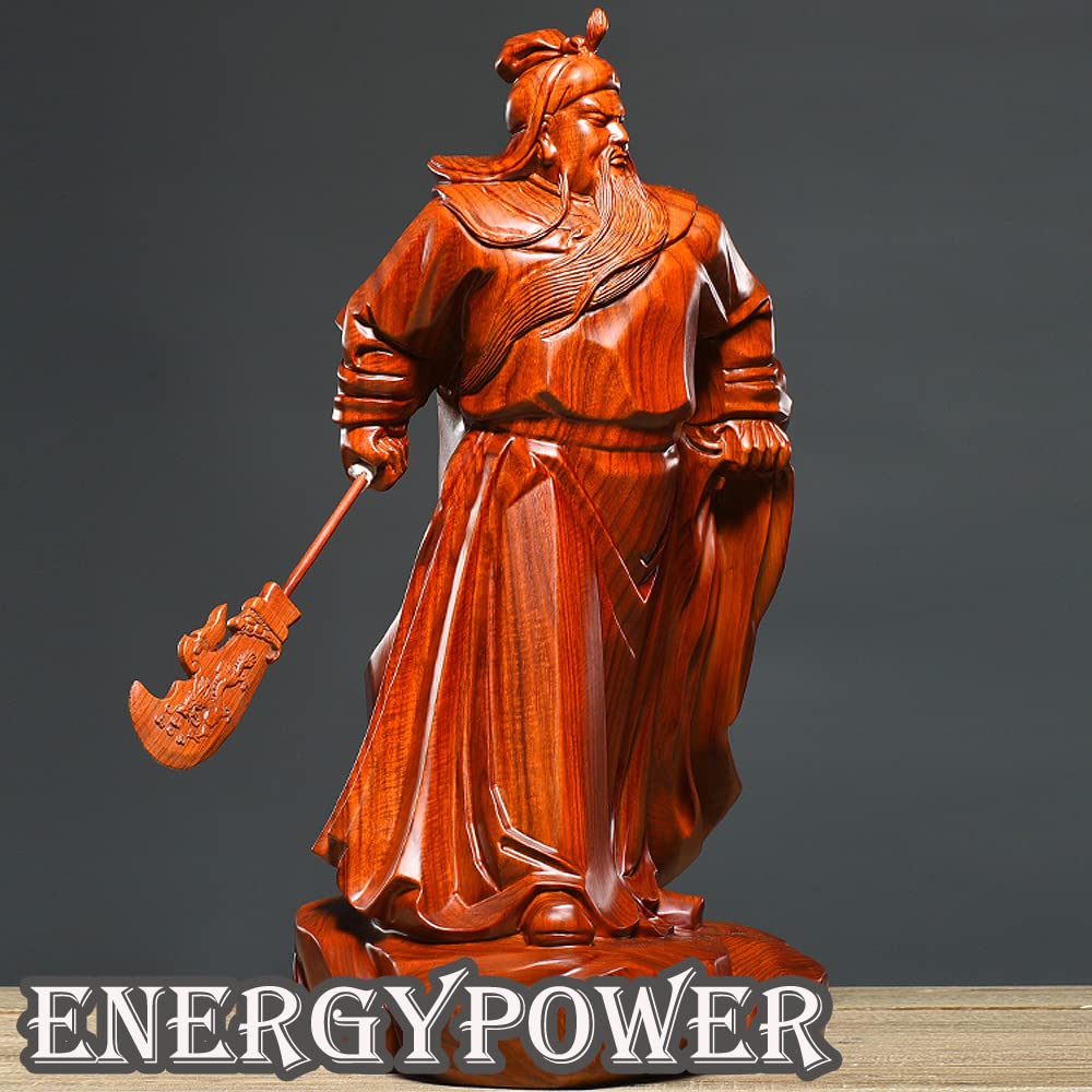 関羽 雲長 彫像置物 精密細工 木彫仏像 仏師手仕上げ品 武財神 武