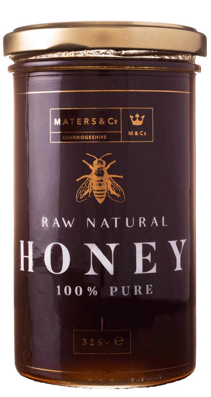 Maters & Co Unpasteurised 100% Pure Oak Honey, 325g jar