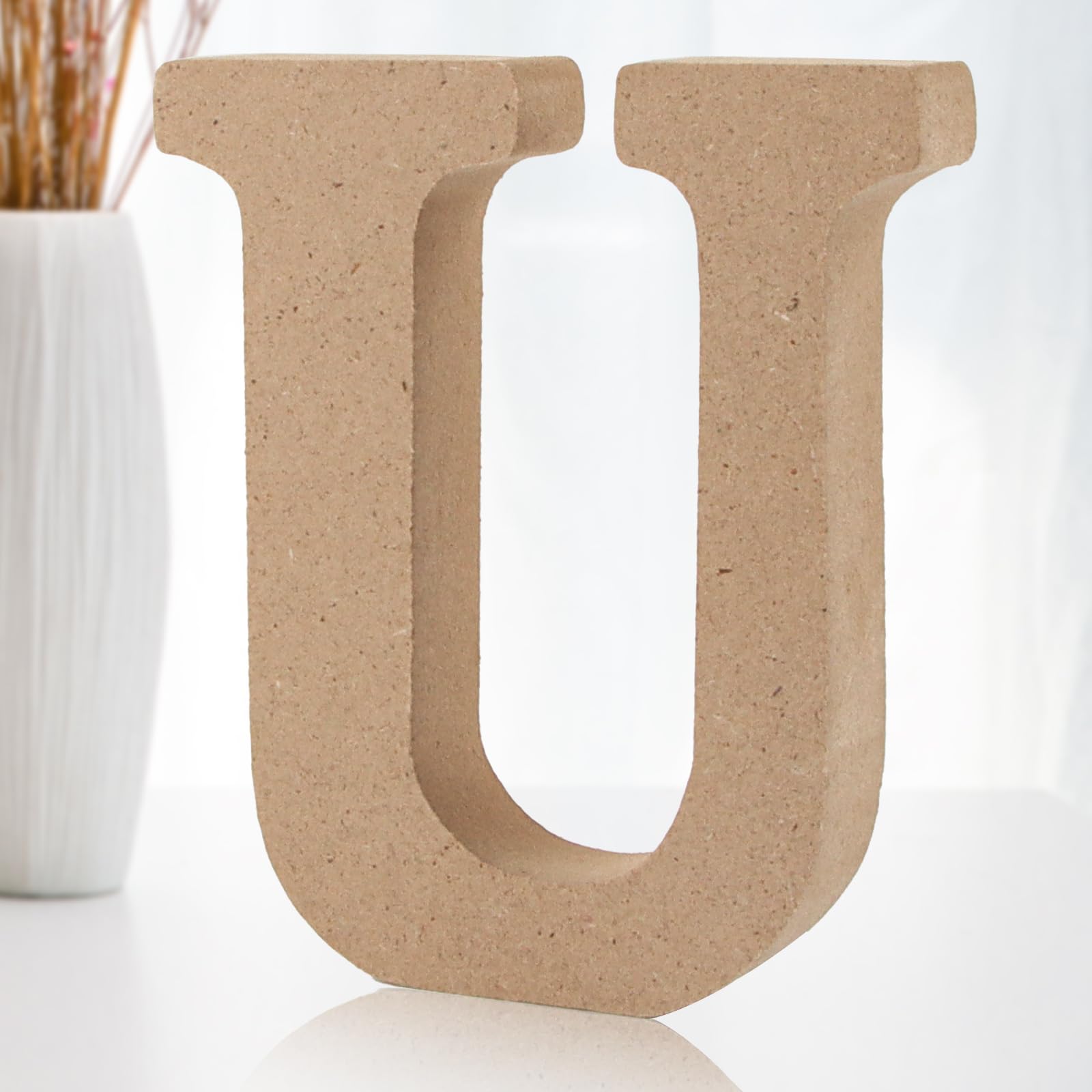 Lettere Decorative In Legno 10cm - Set Completo A-Z Con Simboli Per Decorazioni Casa, Matrimoni E Fai Da Te