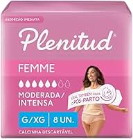Roupa Íntima Plenitud Femme - 8 unidades