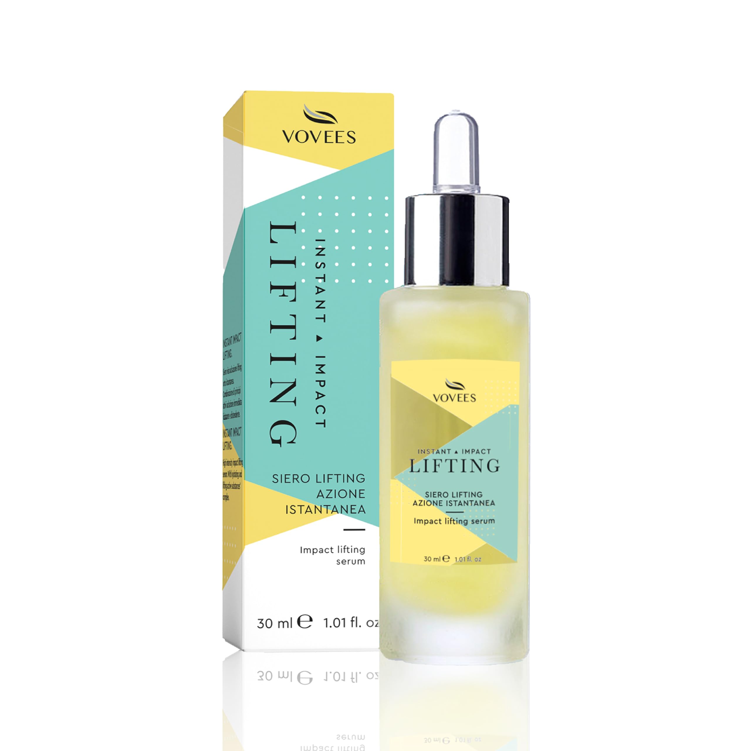 VOVEES Sérum Lifting Instantané Visage – Effet Tenseur Immédiat, Anti-Rides, Hydratation Intense – Yeux & Lèvres – 30ml – serum hydratant visage