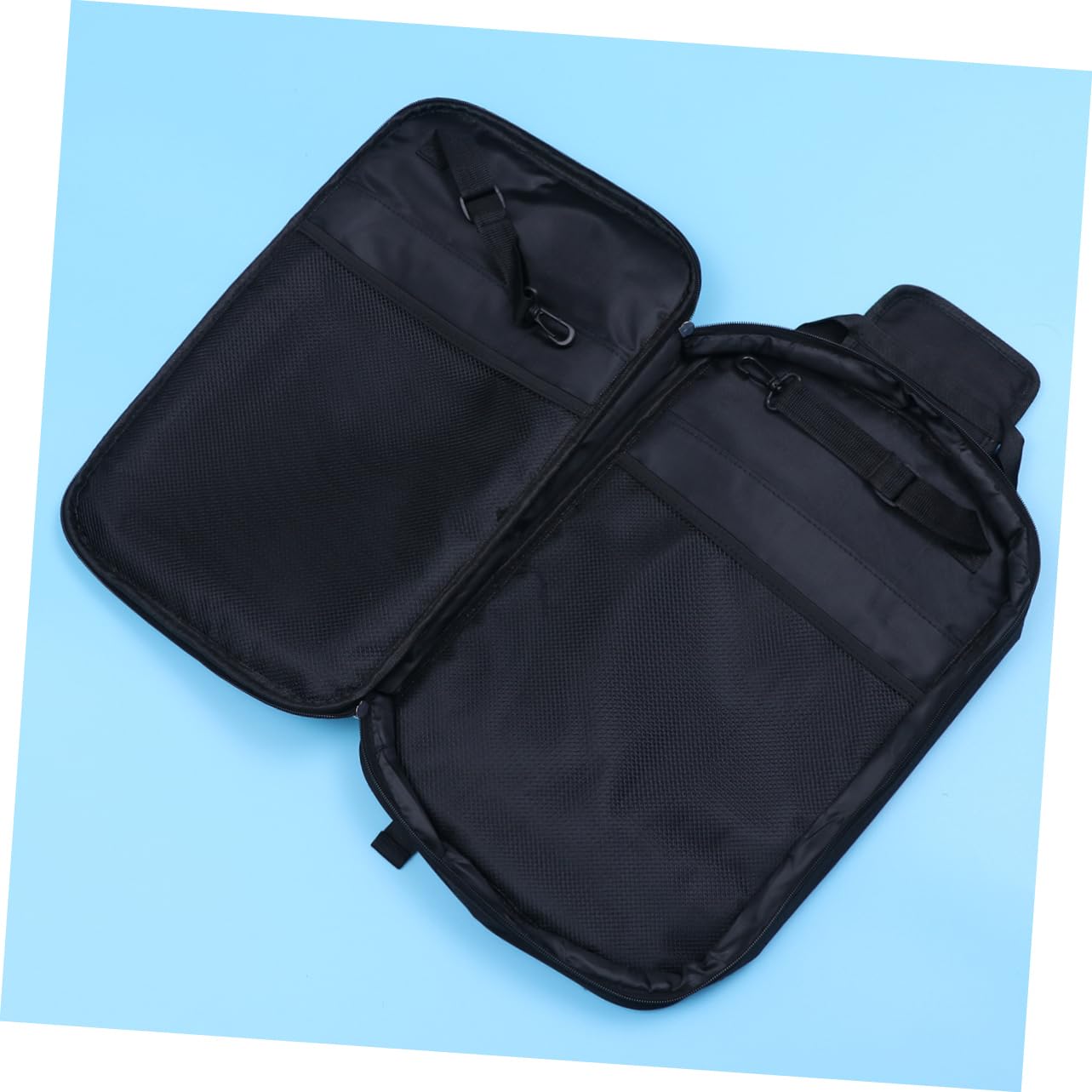 Mochila para Baquetas Negra de Pvc, 1, Gran Capacidad