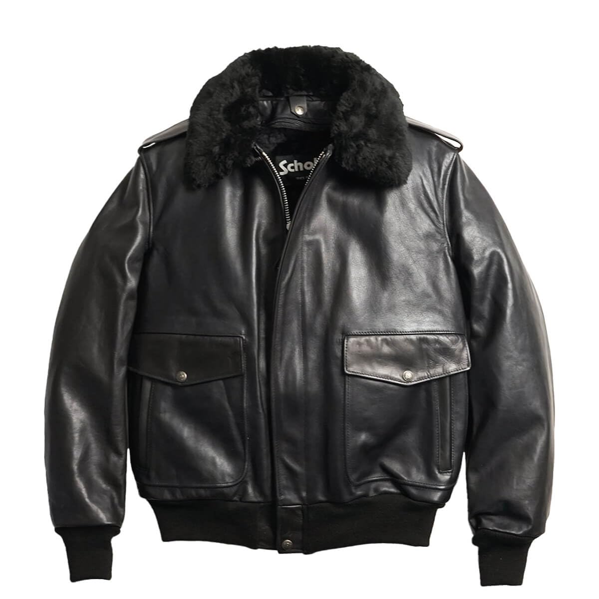 Schott ショット A-2 フライトジャケット ブラック 42 517wXgI5ggL._UY1000_.jpg