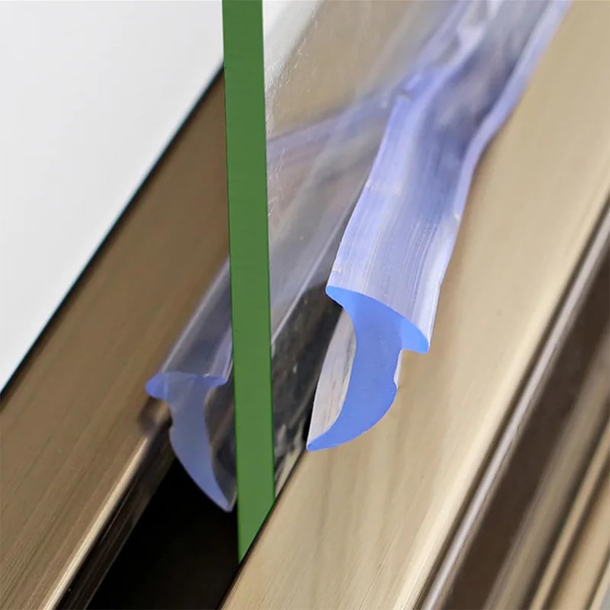 Bande insonorisante en PVC, 4.5 mm Joint d'étanchéité pour portes et fenêtres en alliage d'aluminium et PVC, Noir