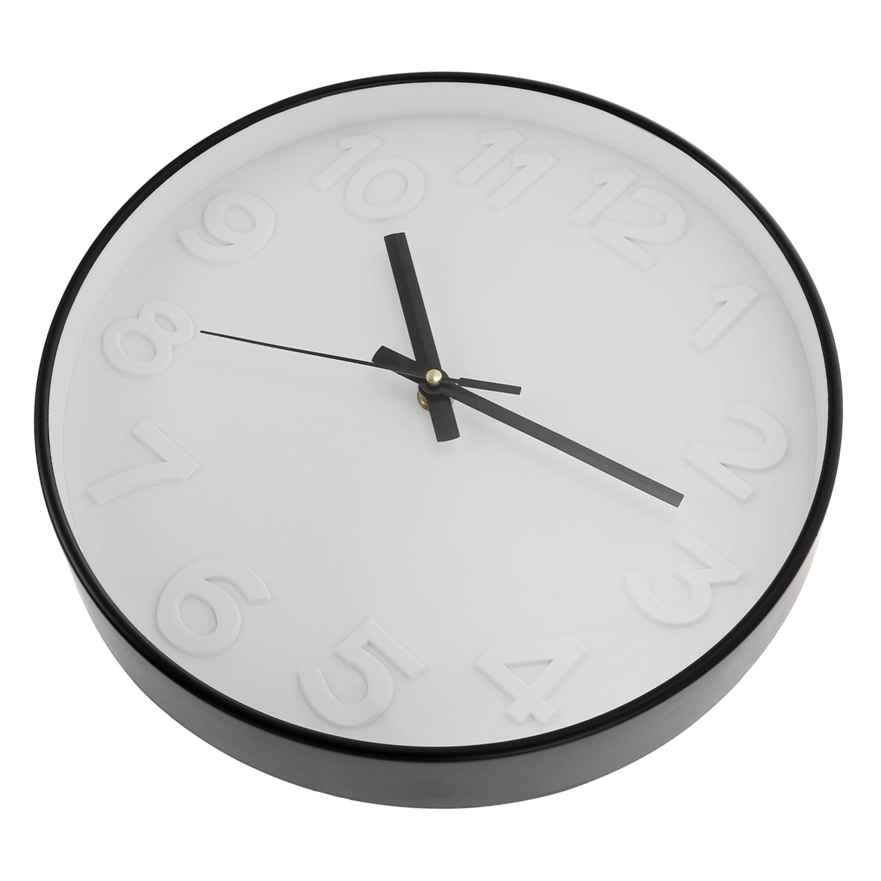 Horloge murale à suspendre en verre pour un salon chic