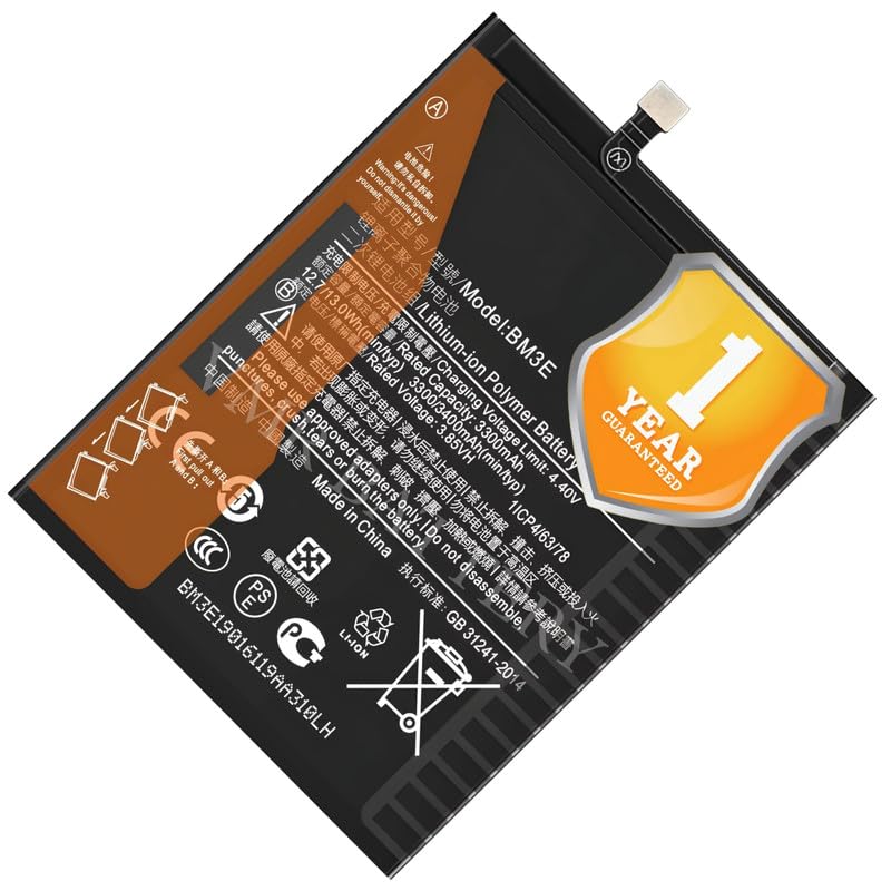 Image of Original BM3E Battery Compatible for Xiaomi Mi 8 (M1803E1A) - (3400mAh) - 1 Year Warranty K7