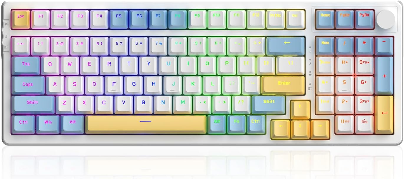 NACODEX AK992 99 Key Hot Swappable RGB Custom Gaming