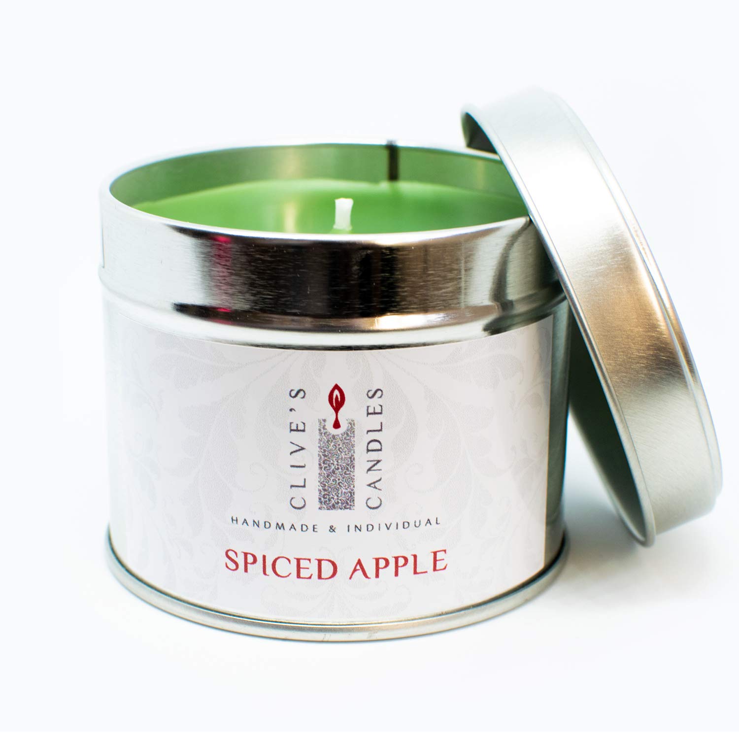 Clive's Candles, Spiced Apple Scented Candle, 200gms, 40 Hours Burn time