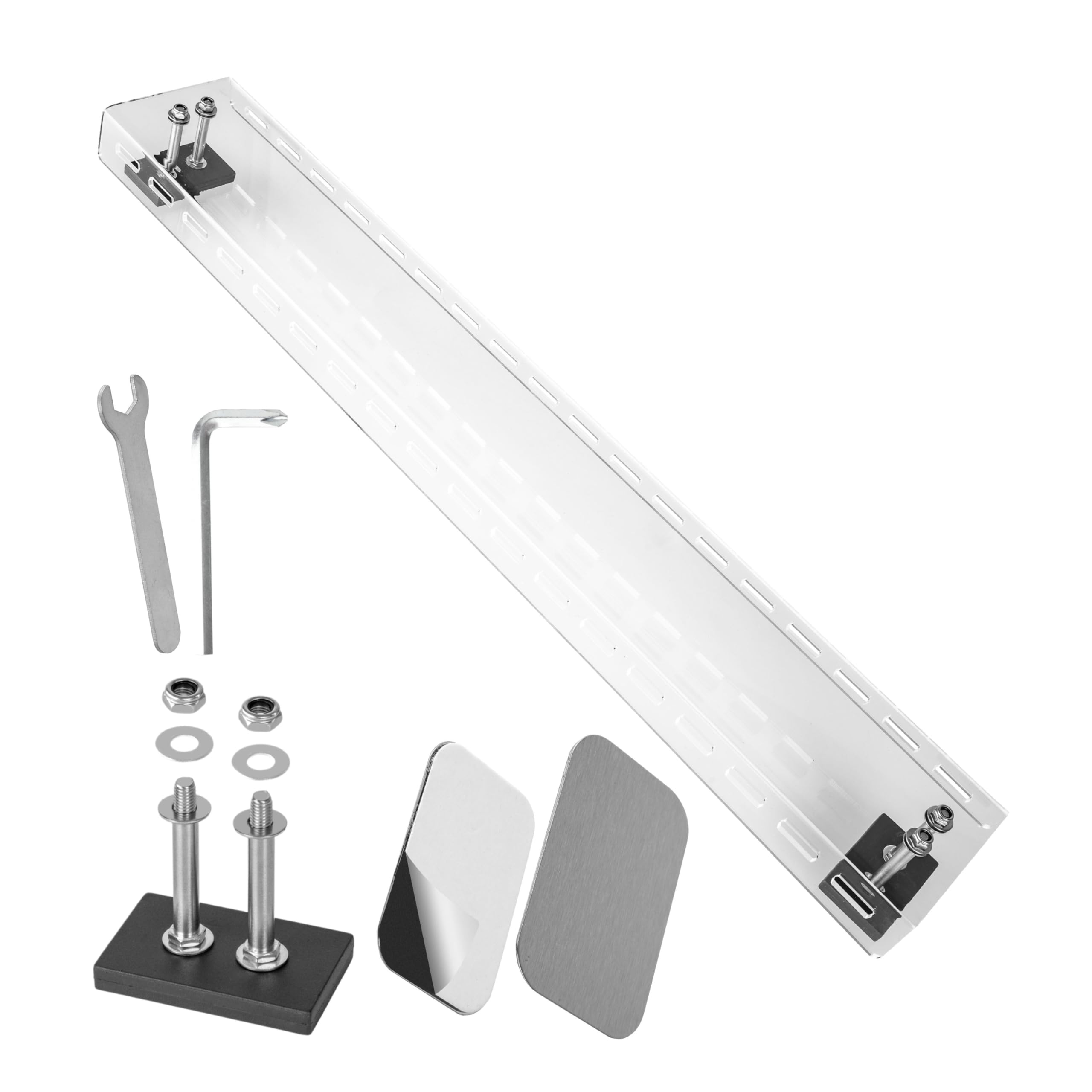 Bouton de cuisinière Sécurité enfants, 1 kit, en verre acrylique, transparent, sécurité bébé avec fixation magnétique