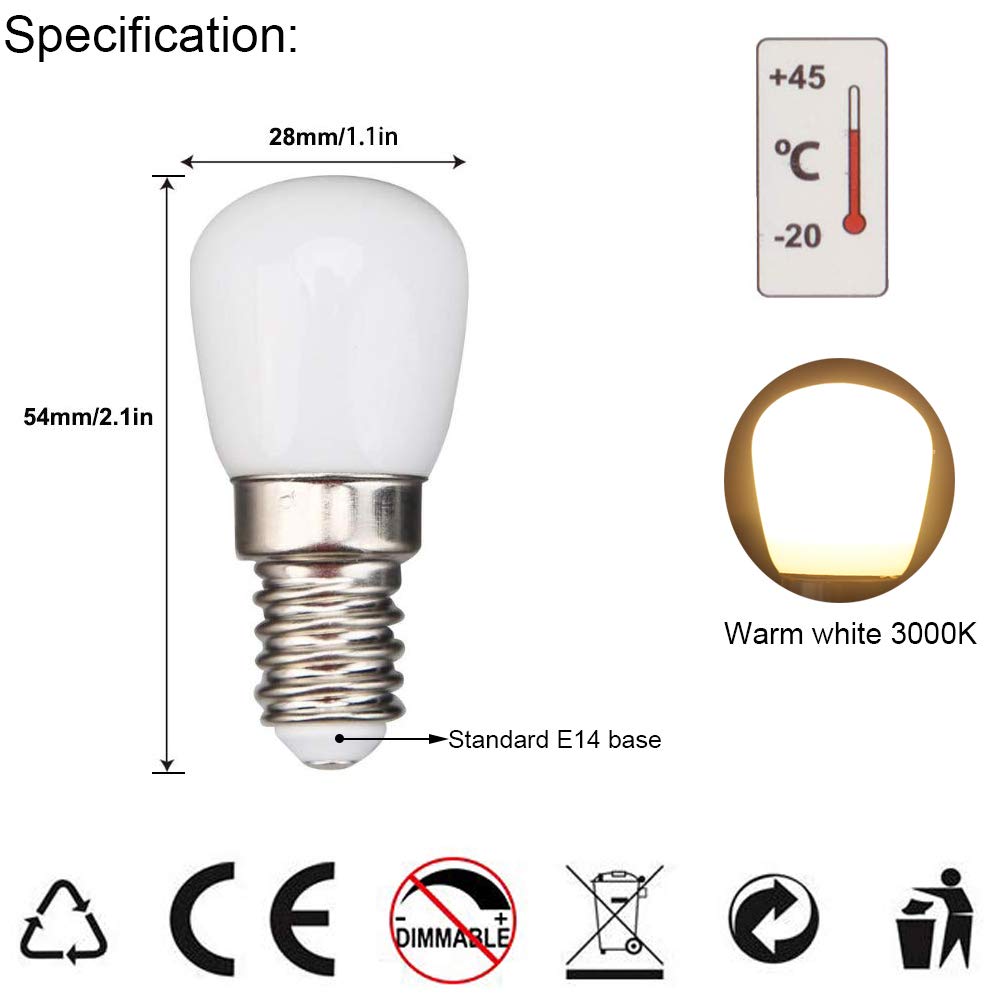 Lampadina Da 15W Del Frigorifero - SES/E14 240V Wellco | Italia - Foto 14