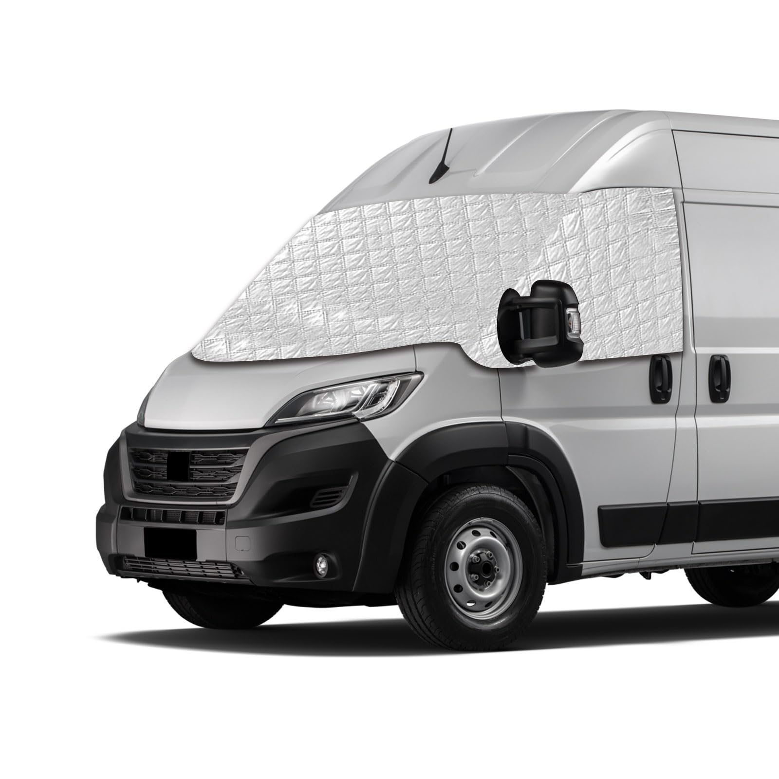 Scheibenabdeckung kompatibel mit FIAT Ducato Opel Movano Citroen Jumper X250/290 ab 2006 UV-Schutz Windschutzscheibe