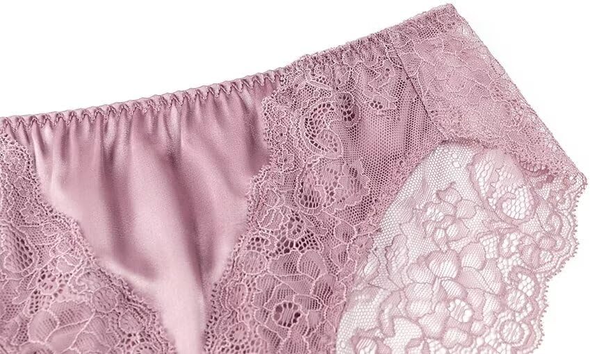 SilRive Women's Satin Bikini Panties Silk Briefs Underpants Shiny Knickers Tanga for Women - Image 4